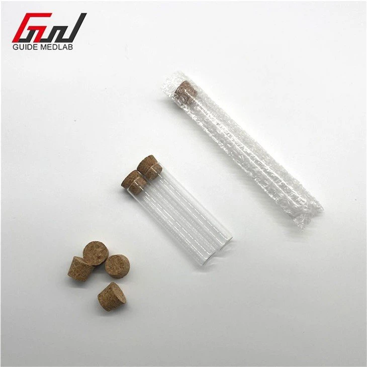 5 flat bottom glass tube